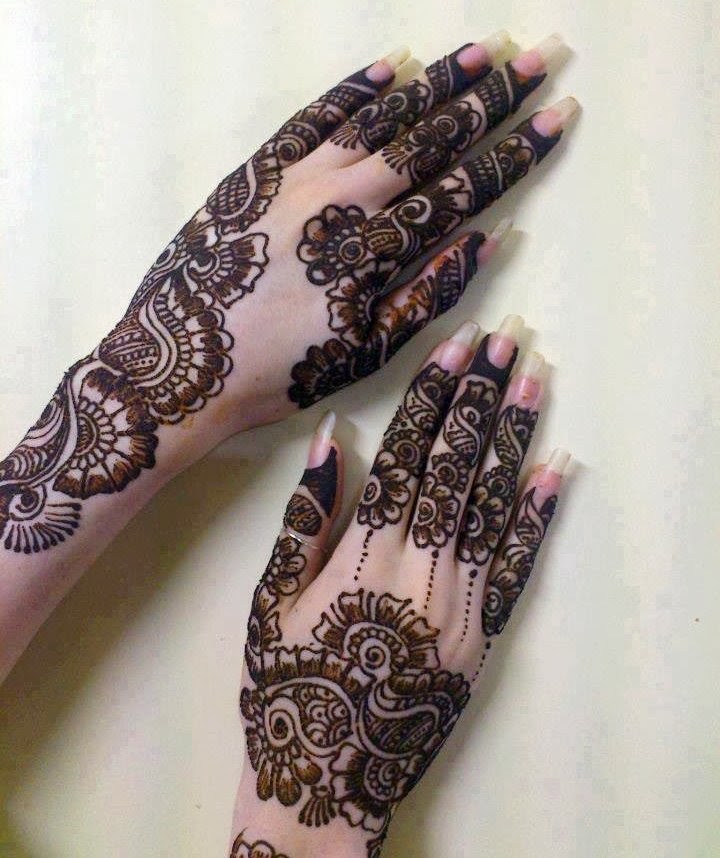 Best & Latest Arabic Mehandi designs for hand in 2015
